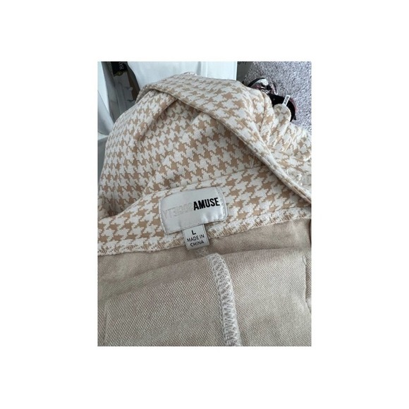 Amuse Society Houndstooth pattern size Large - Picture 3 of 6